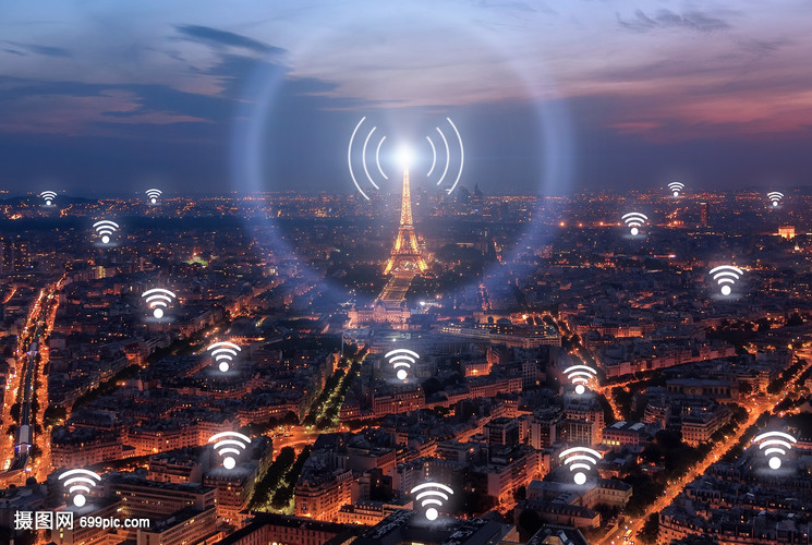 城市网络wifi热点信号